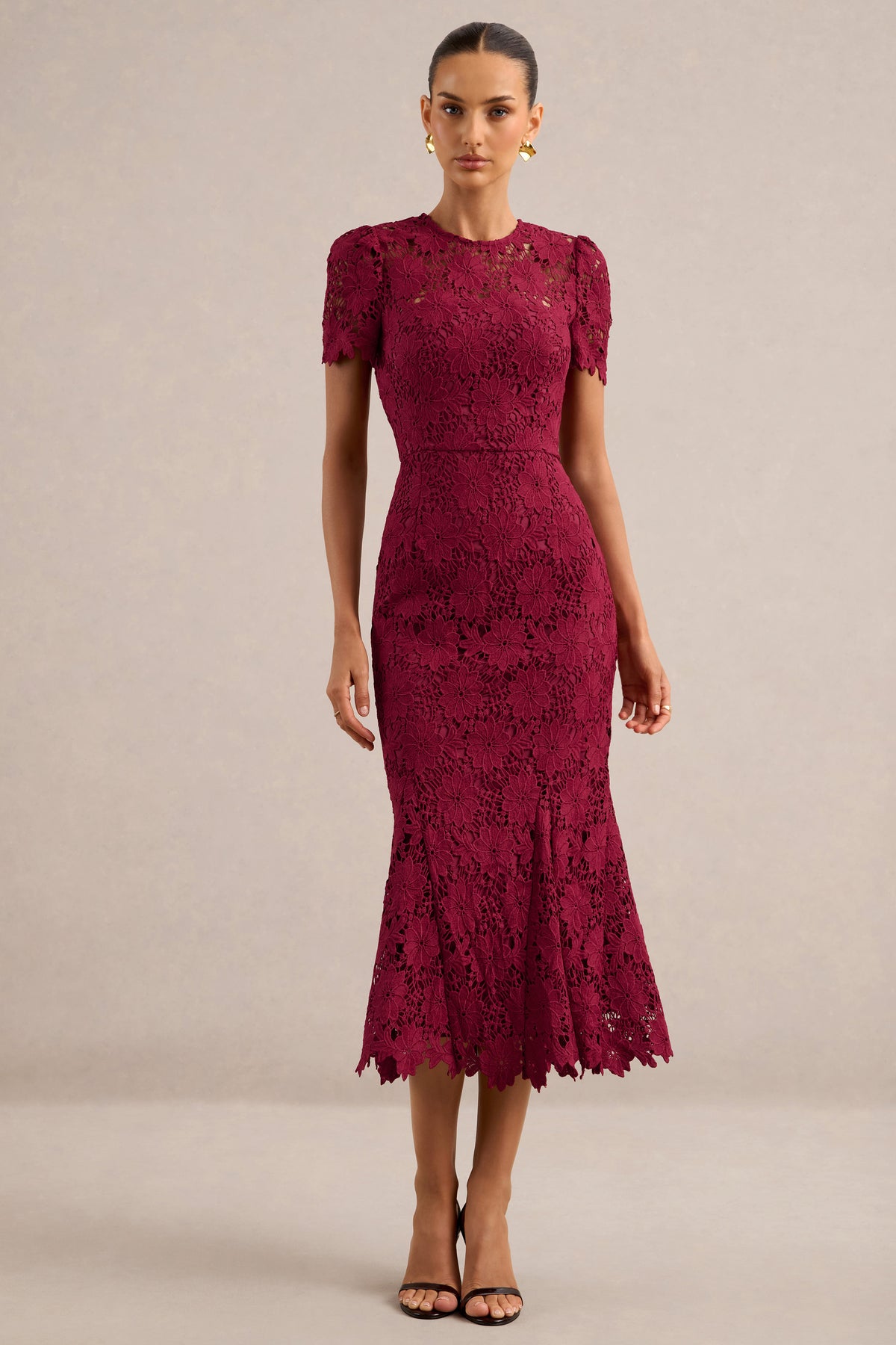 ECM_HR_CL135834102 - Clarissa _ Burgundy Lace Fitted Fishtail Midi Dress1.jpg