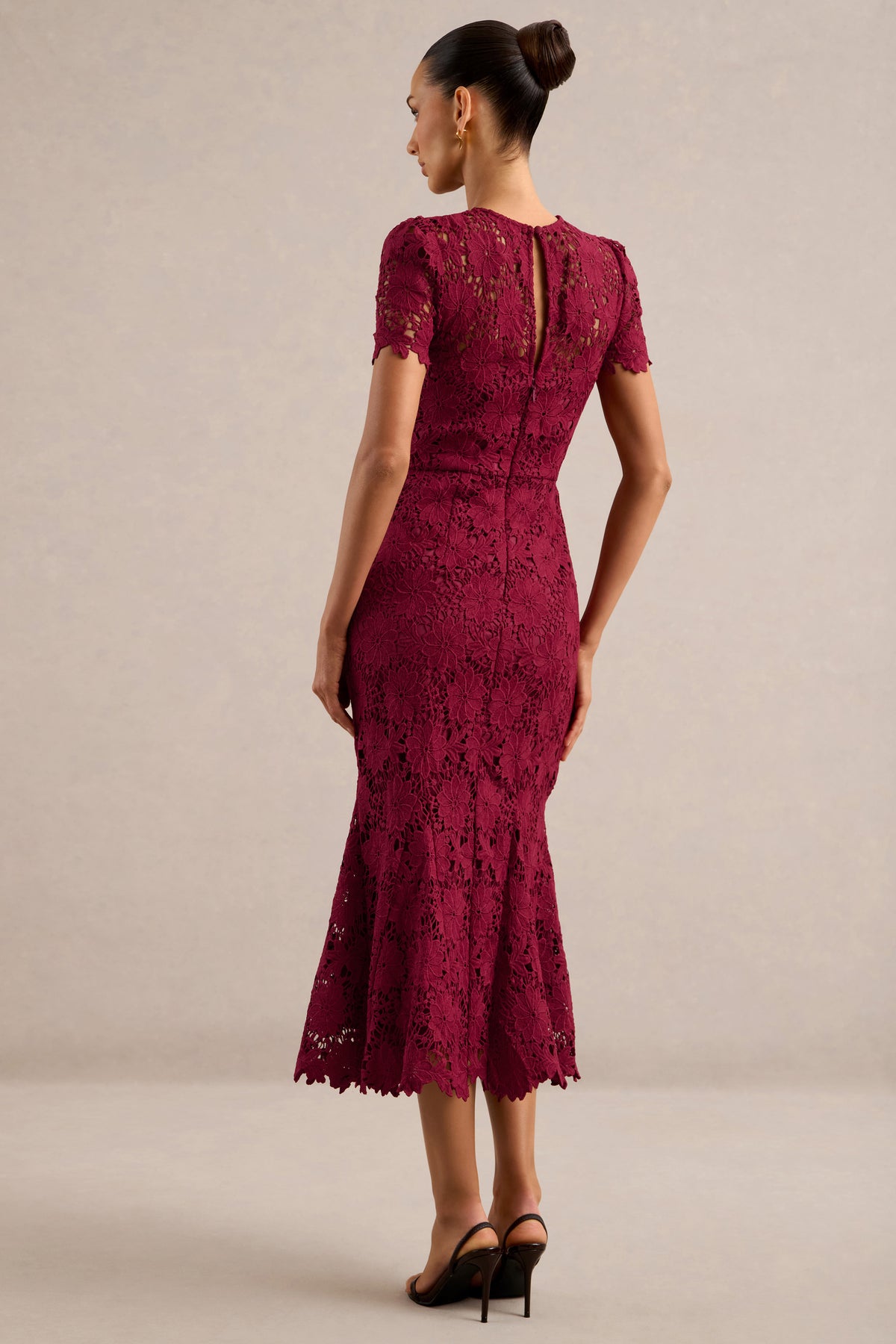 ECM_HR_CL135834102 - Clarissa _ Burgundy Lace Fitted Fishtail Midi Dress5.jpg