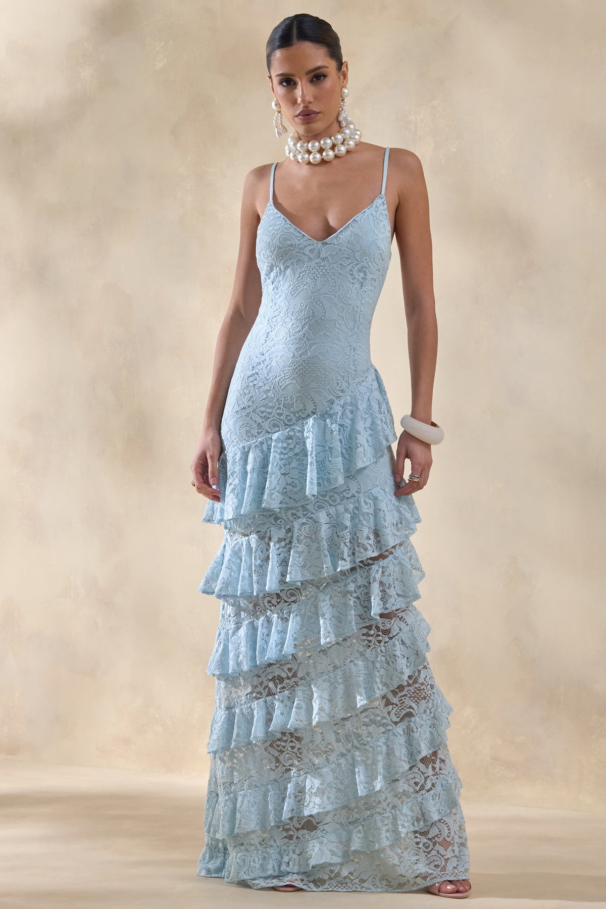 ECM_HR_CL137236016 - Avelisse | Blue Lace Plunge-Neck Maxi Dress With Ruffled Detailing 3.jpg