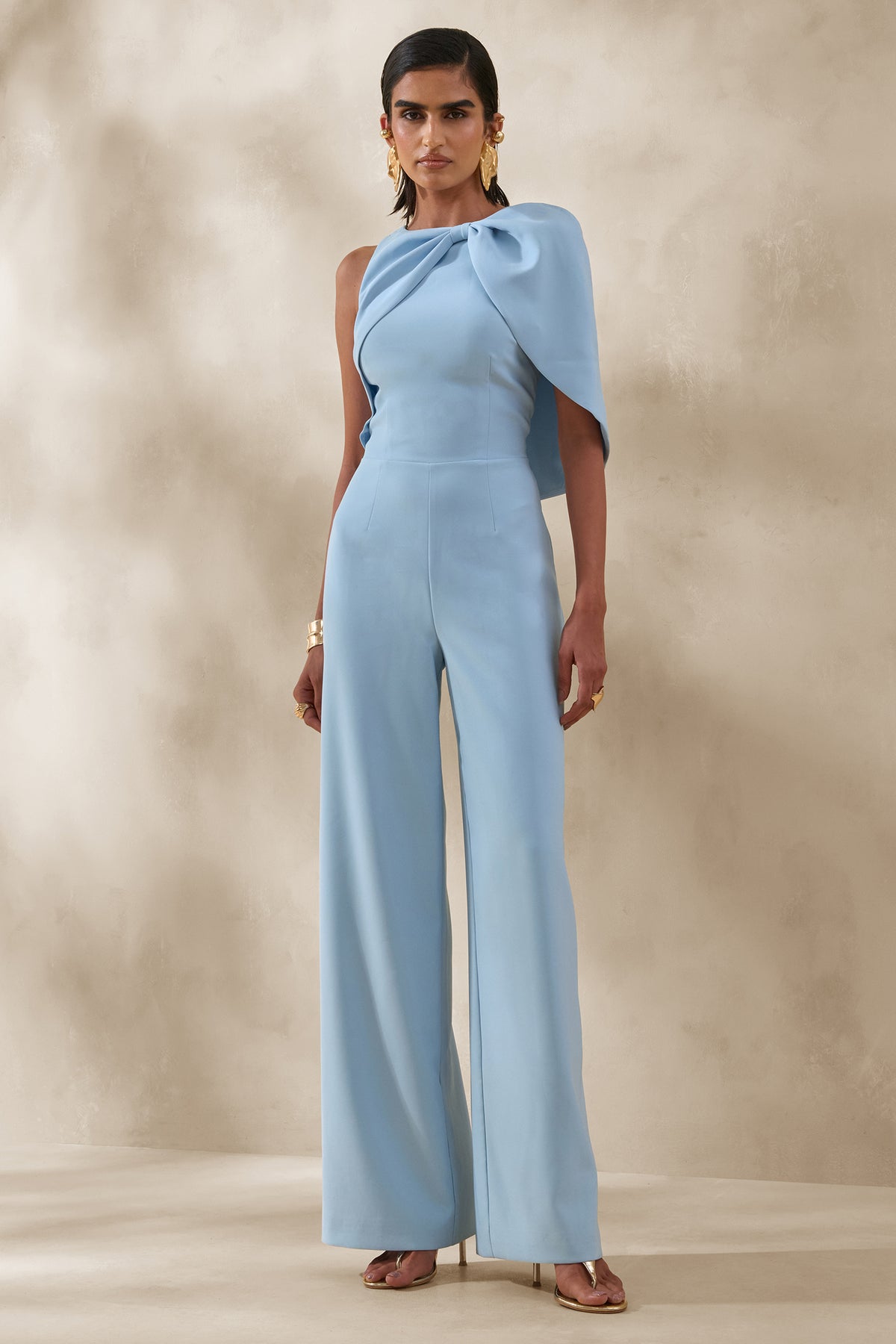 ECM_HR_CL137292016 - Quinley _ Powder Blue Asymmetric-Neck Jumpsuit With Cape-Sleeve 1.jpg