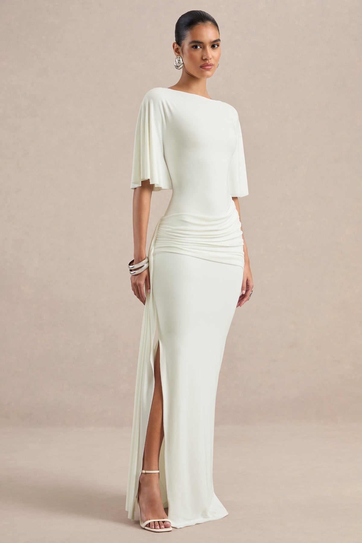 ECM_HR_CL137658110 - Emerelle _ White Wide-Neck Maxi Dress With Sash And Draped-Detailing2.jpg
