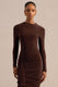 CL137816022 - Lorvia _ Brown High-Neck Bodysuit With Long-Sleeves0.jpg
