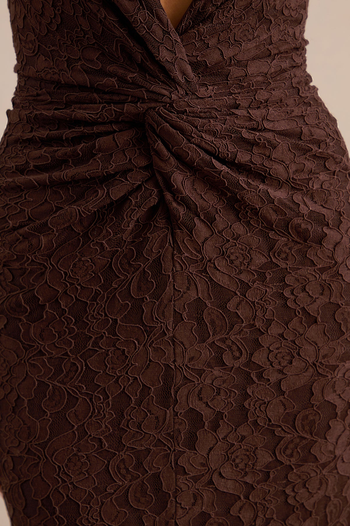 ECM_HR_CL137973022 - Ocealla _ Brown Plunge-Neck Maxi Dress With Gathered-Detailing5.jpg