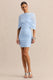 CL13807501306_ECM_HR_CL138075013_-_Merisse_Powder_Blue_Bandeau_Mini-Dress_With_Ruched-Detailing_ECM_HR_CL138069013_-_Magoria_Powder_Blue_Mesh_Round-Neck_Cape_0