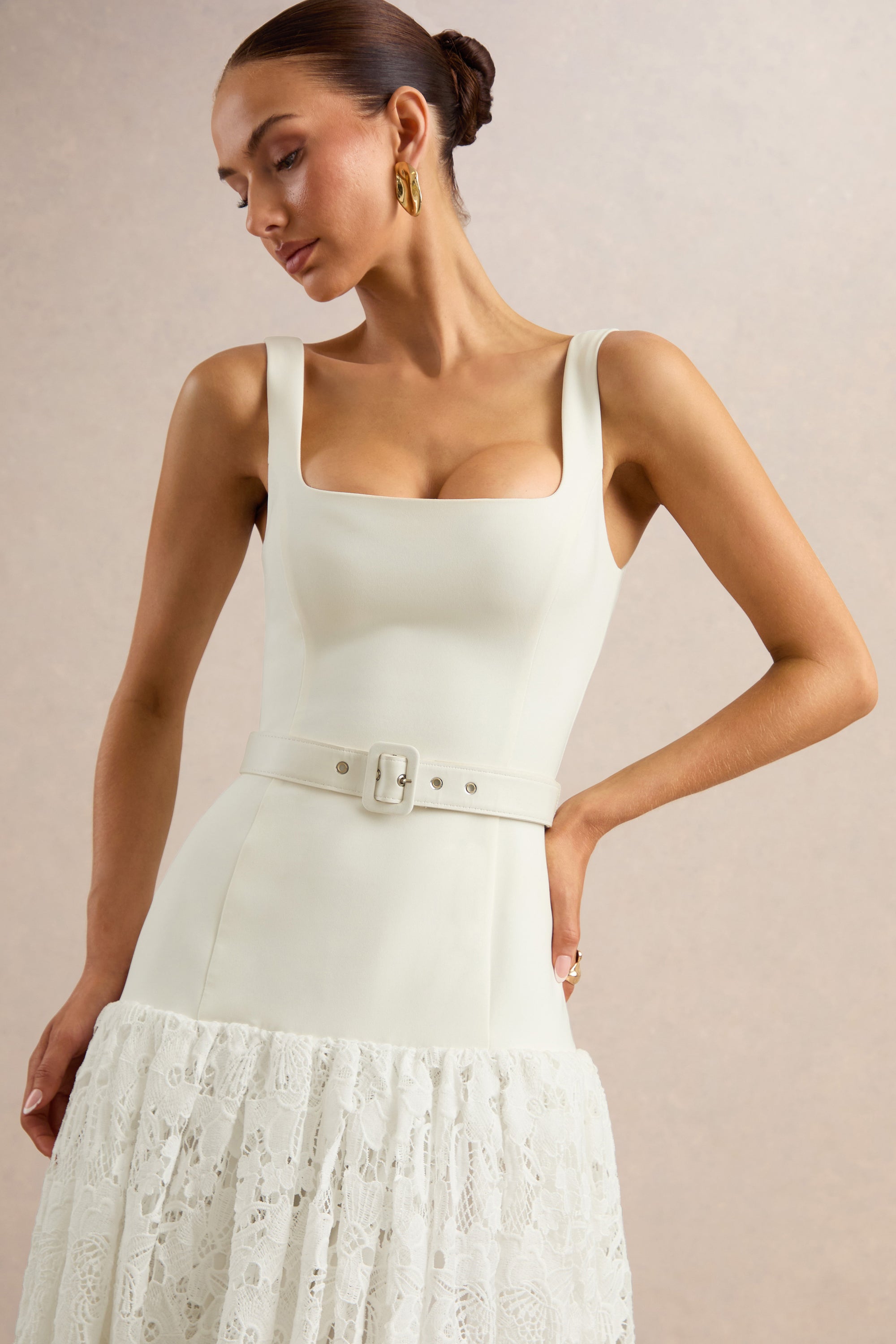 ECM_HR_CL138094110 - Norrie | White Square-Neck Midi Dress With Voluminous Lace Skirt 3.jpg