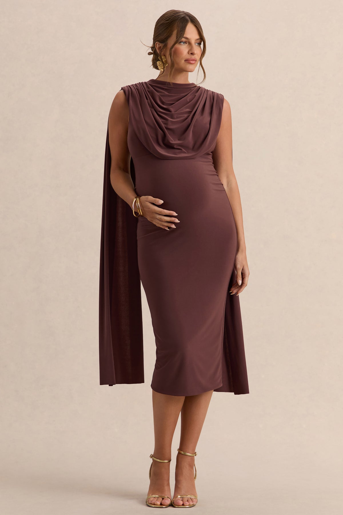 ECM_HR_CL138108022---Milaine-Dark-Brown-Round-Neck-Maternity-Midi-Dress-With-Cape-Sleeves-0.jpg