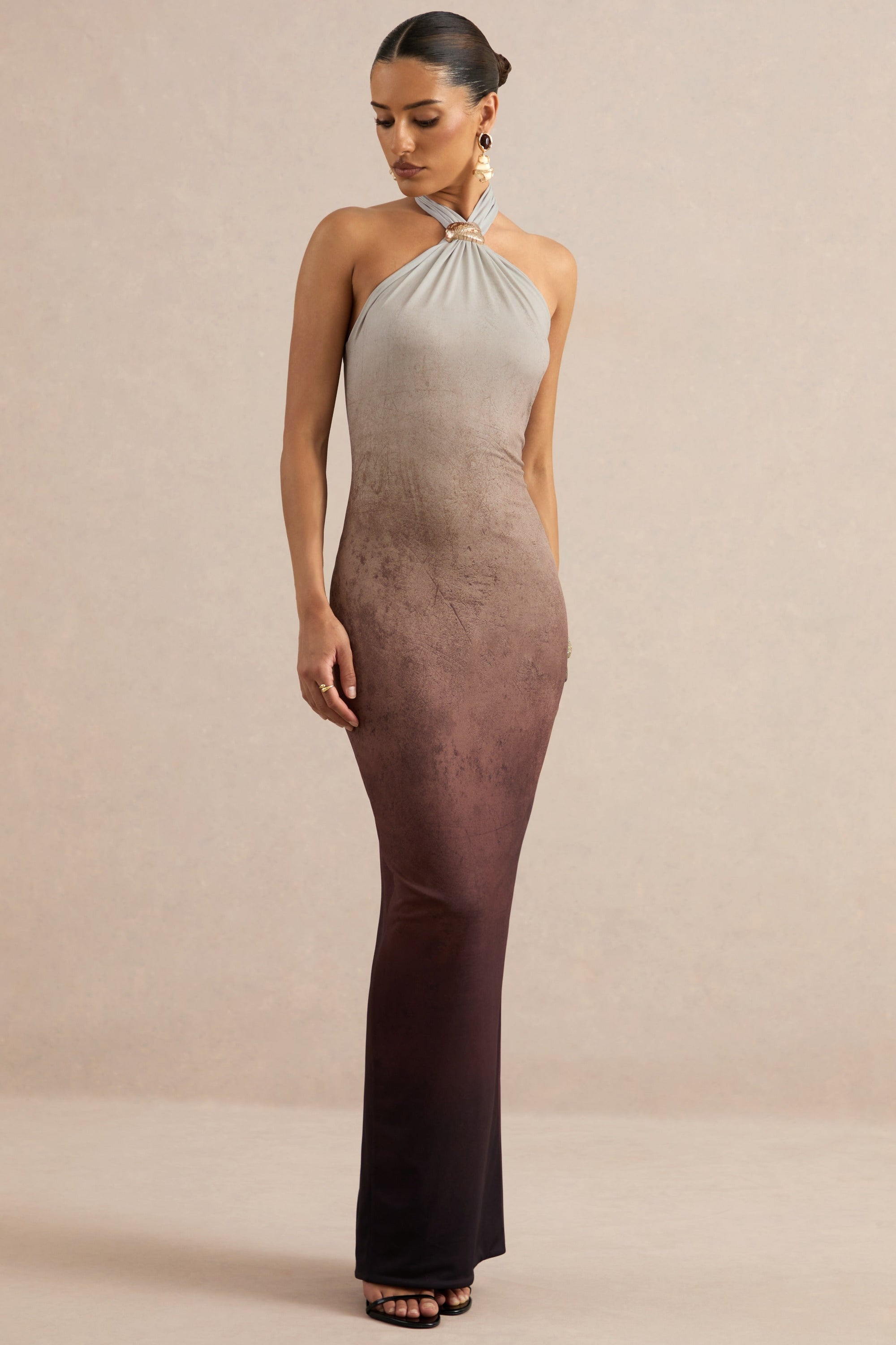 CL13811802106_ECM_HR_CL138118021_-_Thera_Brown_Ombre_Halter-Neck_Maxi_Dress_With_Gold_Detail4