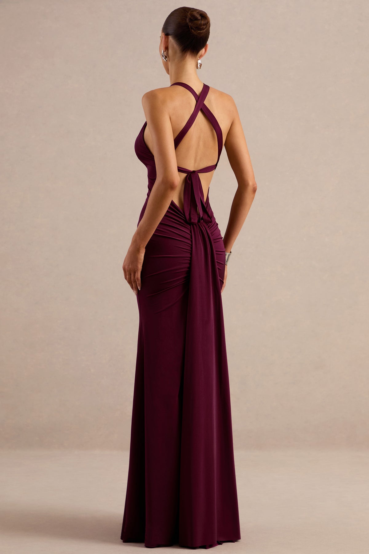 ECM_HR_CL138174102 - Kalyna _ Burgundy Halter-Neck Maxi Dress With Open-Back5.jpg