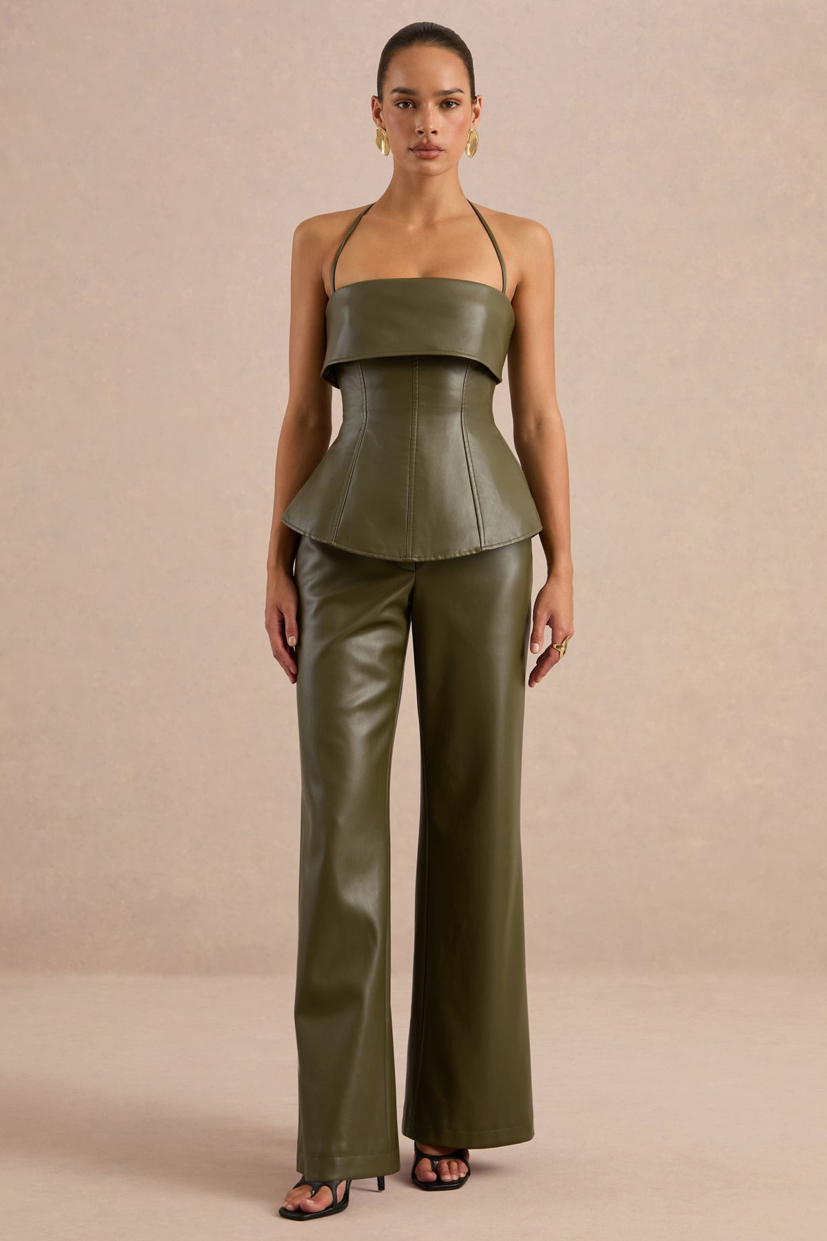 CL138271035 - Gaelina Khaki Straight-Leg Trousers10.jpg