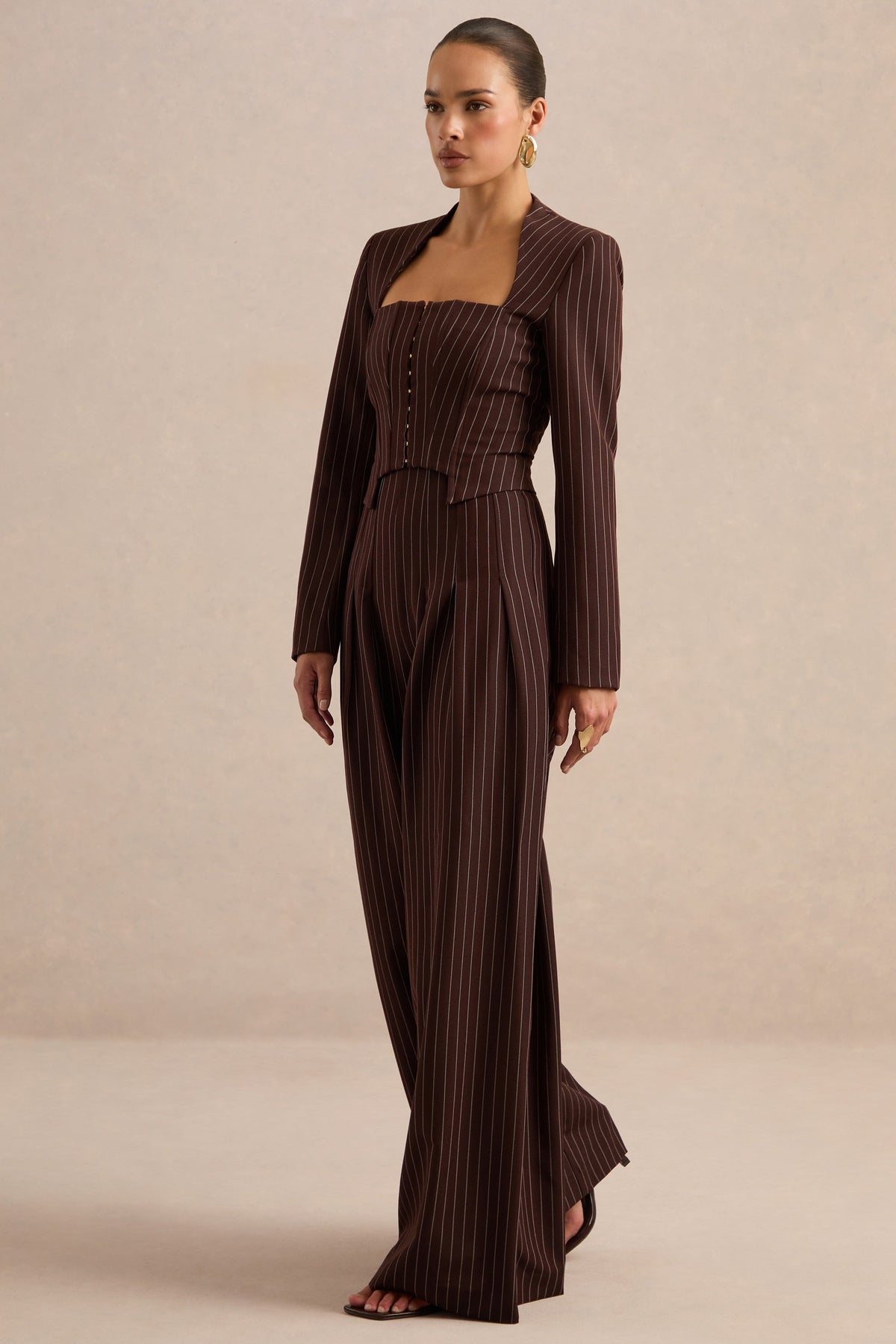 CL13827402106_CL138274021_-_Genara_Brown_Pinstripe_Wide-Leg_Trousers_2