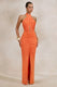 ECM_HR_CL138430070 - Alinor _ Orange Twist Halter-Neck Maxi Dress With Ruched Detailing0.jpg