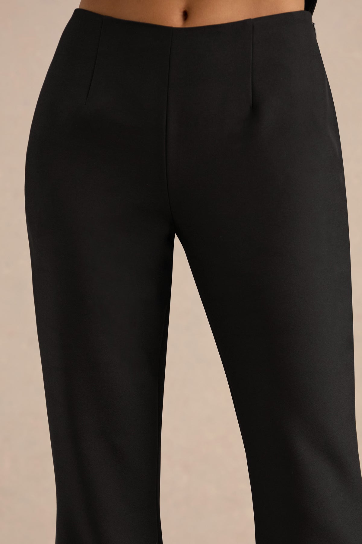 CL138705001 - Ysabel Black Kick Flare Tailored Trousers2.jpg