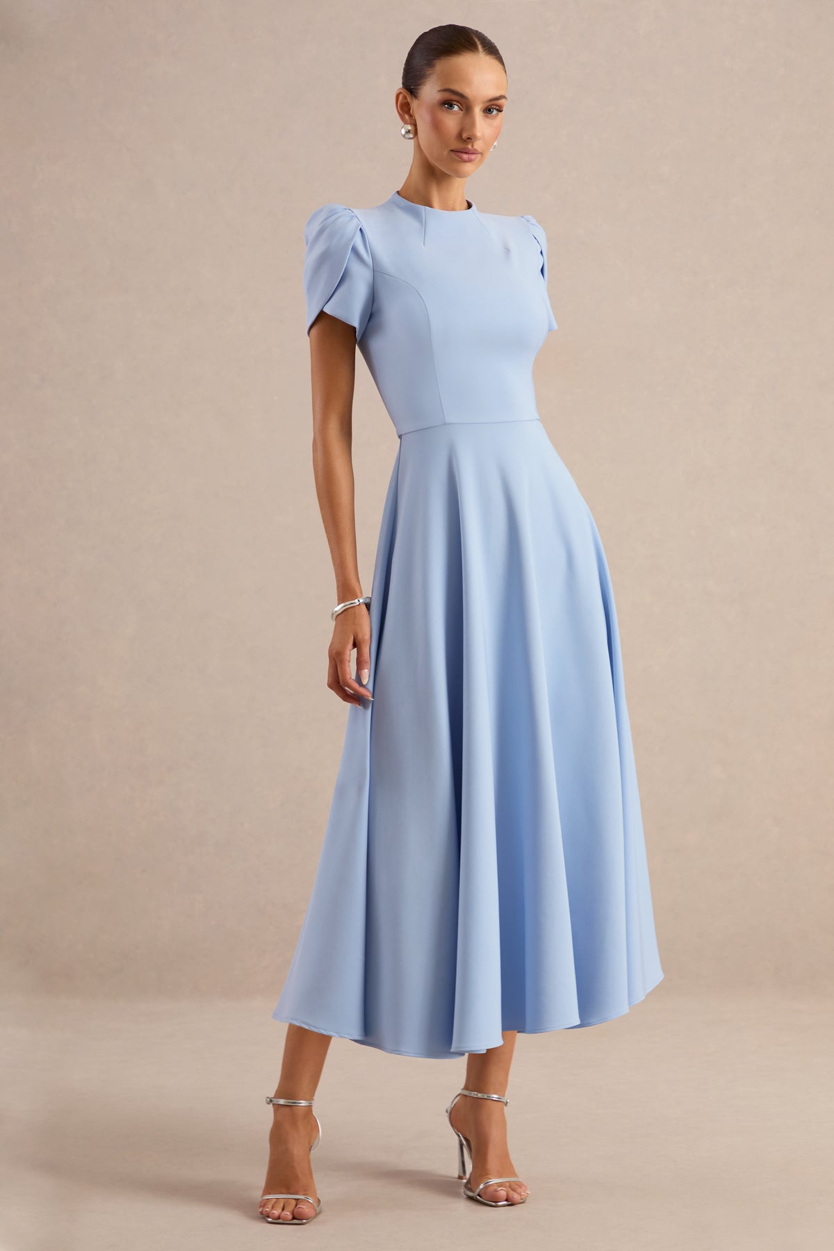 ECM_HR_CL138715013 - Vicky | Powder Blue High Neck Midi Dress With Puff Sleeves2.jpg