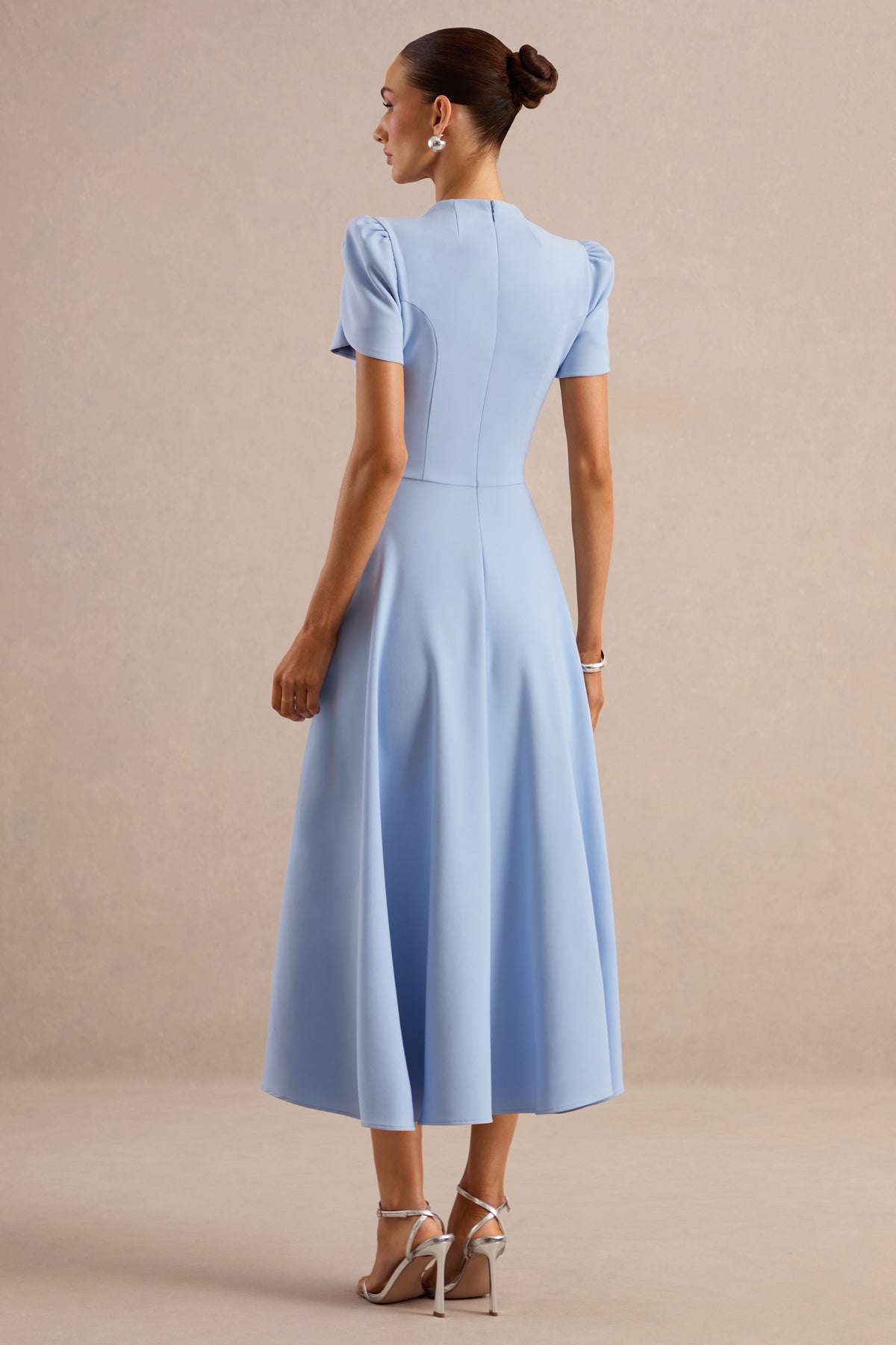 ECM_HR_CL138715013 - Vicky | Powder Blue High Neck Midi Dress With Puff Sleeves6.jpg