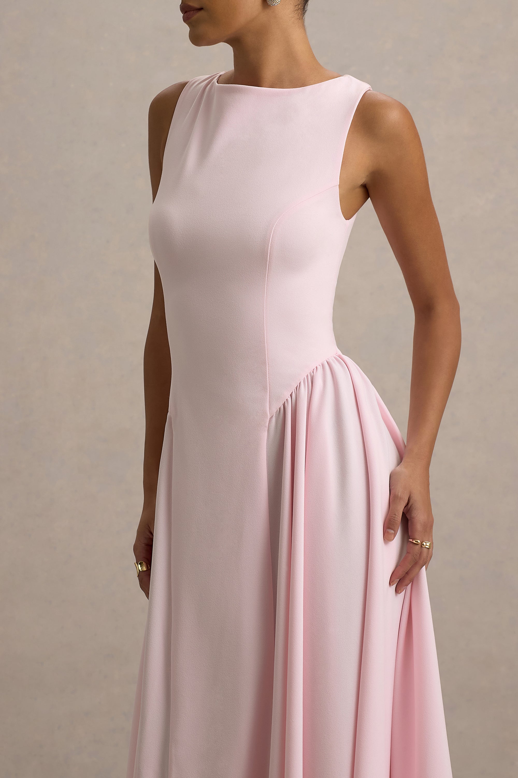 ECM_HR_CL138731081 - Muriel  - Pink Boat-Neck Volume-Hem Midi Dress 3.jpg