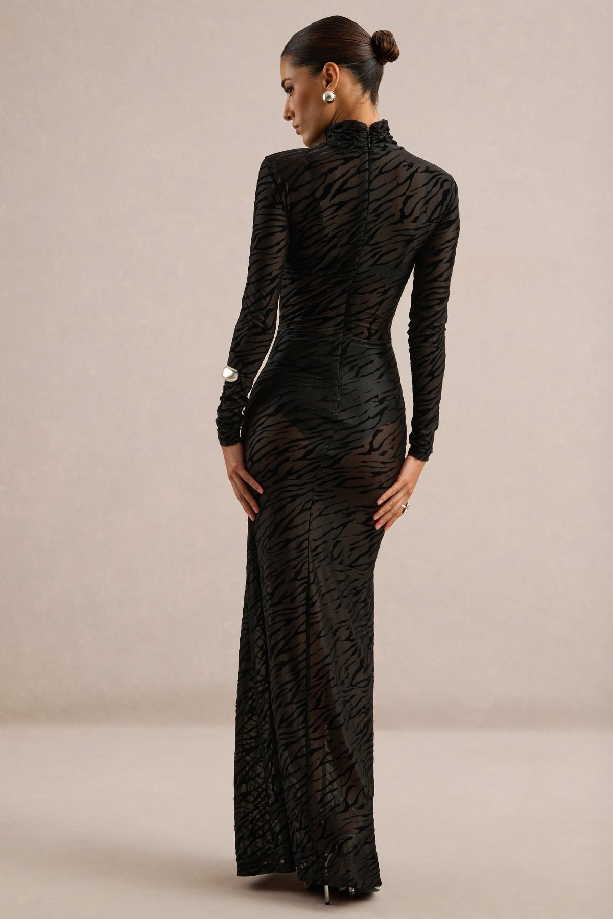 ECM_HR_CL138899001 - Ada | Black Velvet Mesh Zebra Long Sleeve Maxi Dress4.jpg