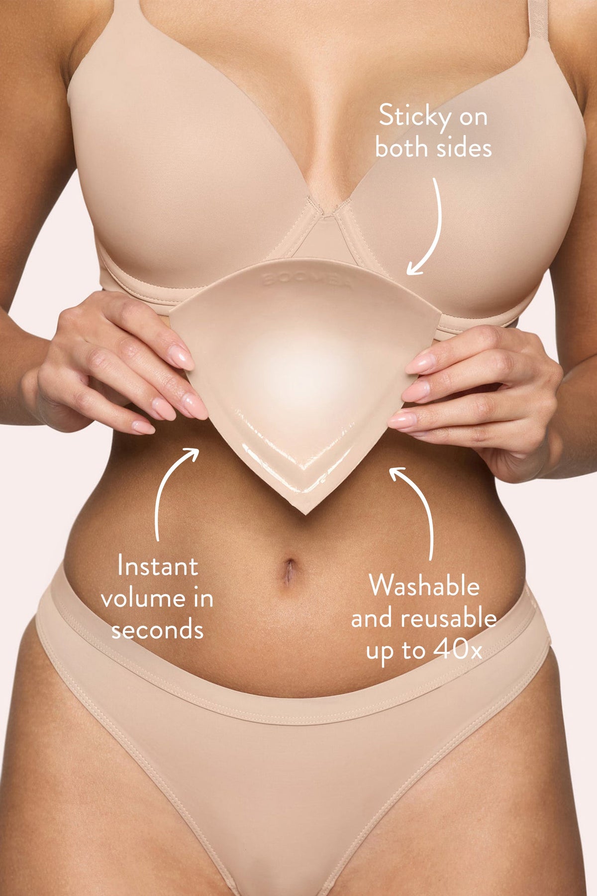 Invisible Lift | Boomba Beige Onzichtbare Lift Inzetstukken