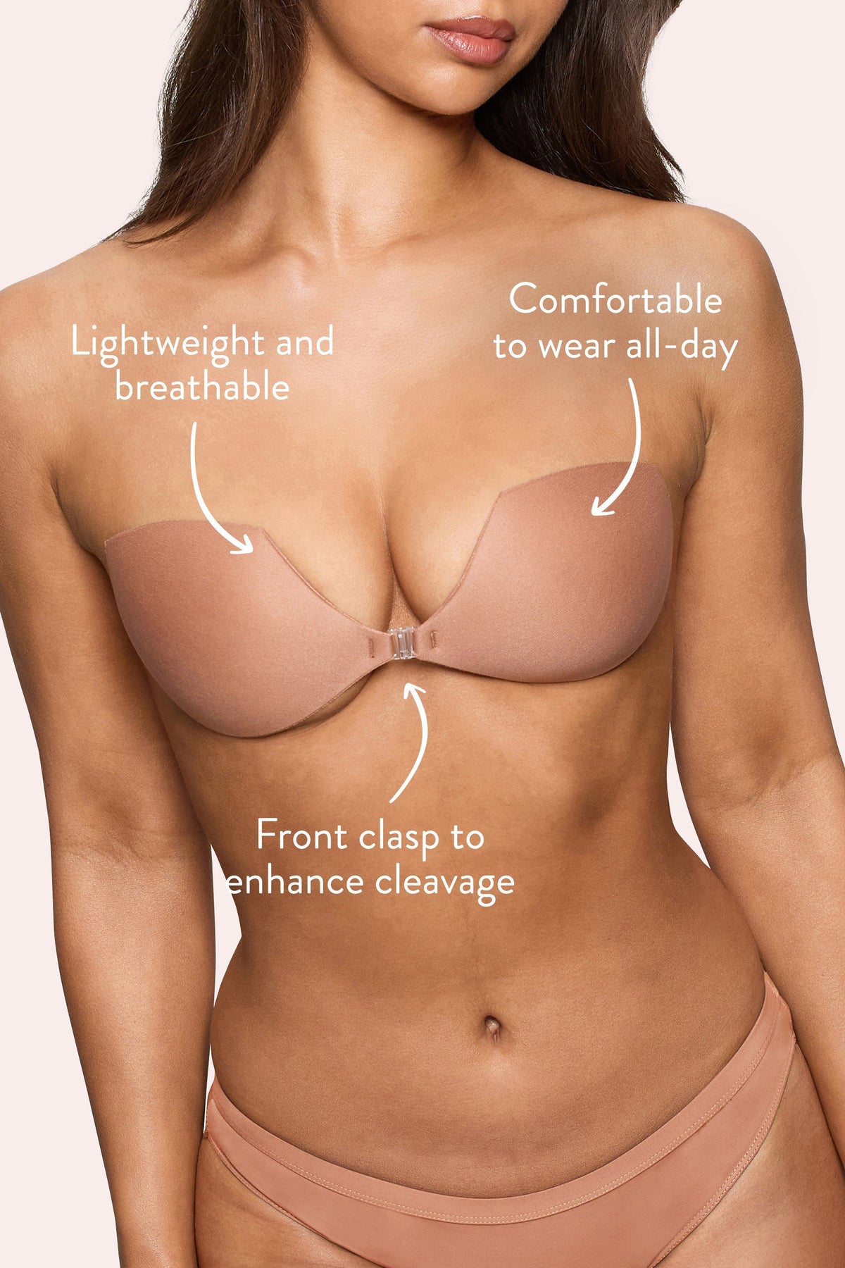 Demi Sticky Bra | Boomba Karamel Demi Plak Bh