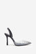 Covergirl | Zwarte Diamanten Puntige Slingback Hakken