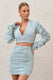 Break Of Day | Saliegroene Gerimpeld Mini Rok