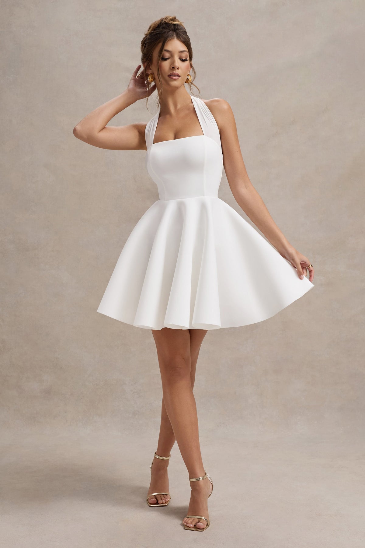 WB_HR_CL135085005-PeggyWhiteHalter-NeckSkaterMiniDress1